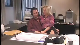 Amazing Secretary With Big Tits Rides A Hard Cock On A Desk