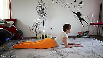 Mature Wife Shows Off Her Yoga Skills In A Steamy Video