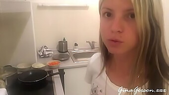 Russian Teen Gina Gerson Shows Off Her Cooking Skills In A Hot Video