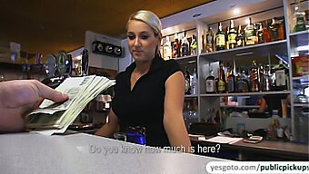 Beautiful European Lenka Gets A Hot Facial In A Pub