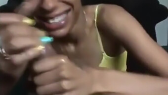 Amateur Black Girl Takes A Deepthroat Bbc In Her Mouth