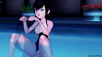 Milf Mavis E Il Suo Video Di Sesso In Piscina In Hotel Transylvania