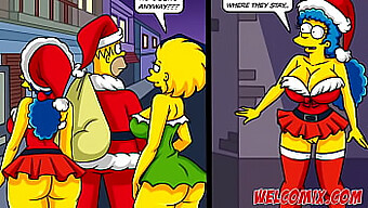 Cumplido El Deseo Navideño Del Tabú: La Fantasía Hentai De Simpson De Regalarle A Su Esposa A Los Mendigos