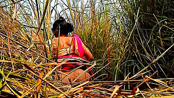 ¡la Bhabhi India Amateur Se Pone Traviesa En La Selva!