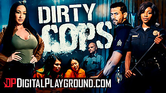 Série Hd: Policiais Sujos E Seios Grandes No Playground Digital