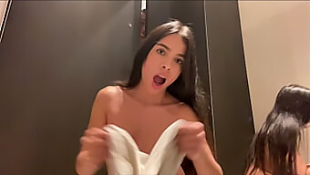 I Had A Squirting Orgasm In The Fitting Room And Made A Mess.