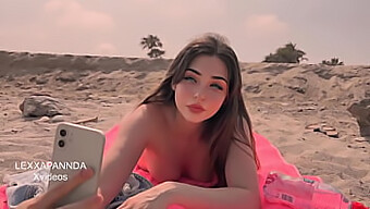 Ragazza Spagnola Viene Scopata In Faccia Sulla Spiaggia