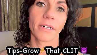 A Mature Woman Shares Her Self-Pleasure Techniques To Stimulate Her Large Clitoris